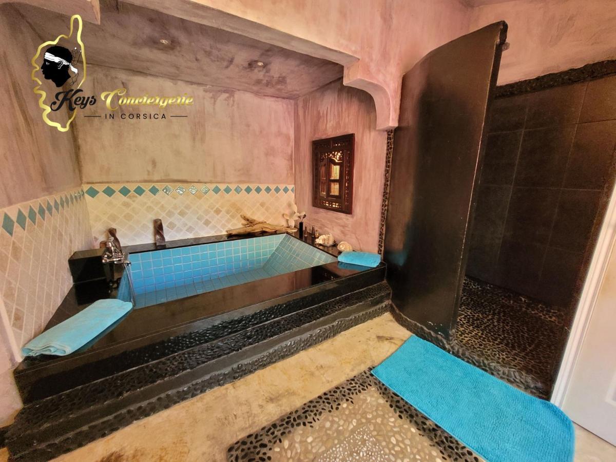 Casa Salya 8 Pers Piscine Privee Chauffee San Cipriano Villa Lecci Dış mekan fotoğraf