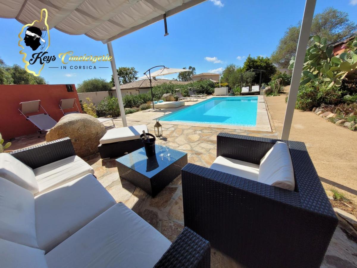 Casa Salya 8 Pers Piscine Privee Chauffee San Cipriano Villa Lecci Dış mekan fotoğraf
