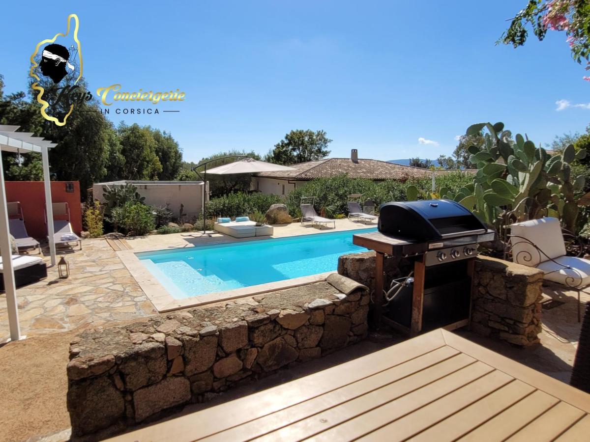 Casa Salya 8 Pers Piscine Privee Chauffee San Cipriano Villa Lecci Dış mekan fotoğraf