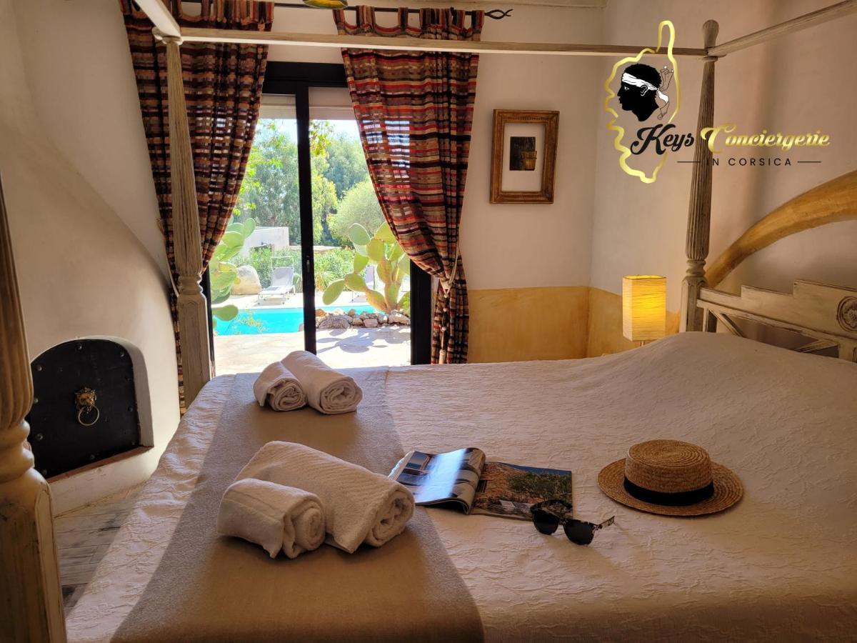 Casa Salya 8 Pers Piscine Privee Chauffee San Cipriano Villa Lecci Dış mekan fotoğraf