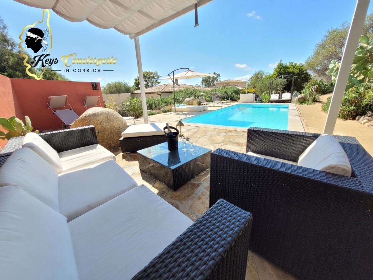 Casa Salya 8 Pers Piscine Privee Chauffee San Cipriano Villa Lecci Dış mekan fotoğraf