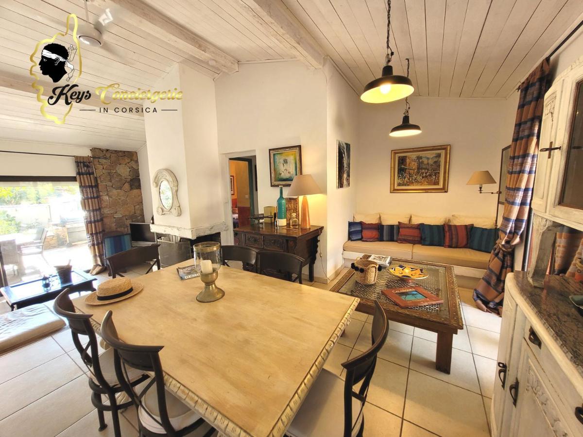 Casa Salya 8 Pers Piscine Privee Chauffee San Cipriano Villa Lecci Dış mekan fotoğraf