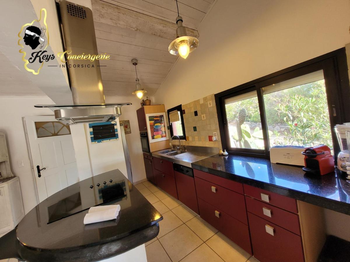 Casa Salya 8 Pers Piscine Privee Chauffee San Cipriano Villa Lecci Dış mekan fotoğraf