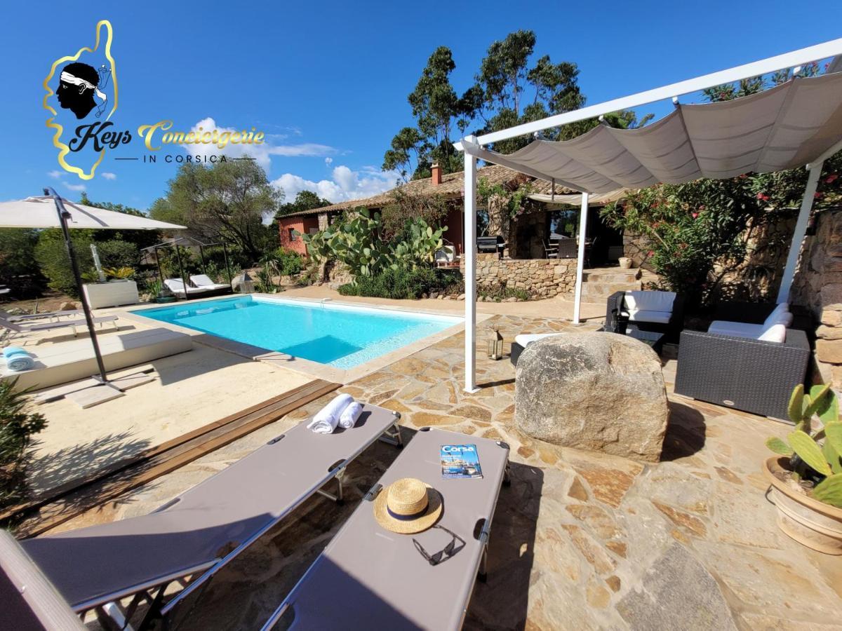Casa Salya 8 Pers Piscine Privee Chauffee San Cipriano Villa Lecci Dış mekan fotoğraf