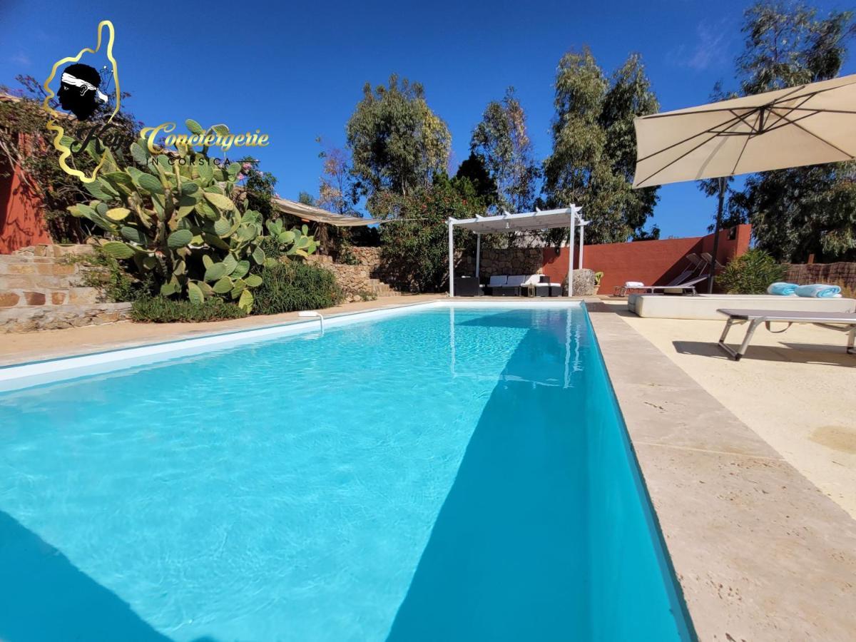 Casa Salya 8 Pers Piscine Privee Chauffee San Cipriano Villa Lecci Dış mekan fotoğraf