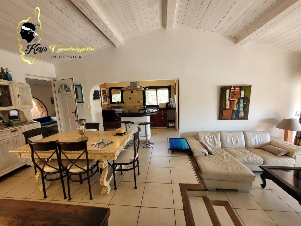 Casa Salya 8 Pers Piscine Privee Chauffee San Cipriano Villa Lecci Dış mekan fotoğraf