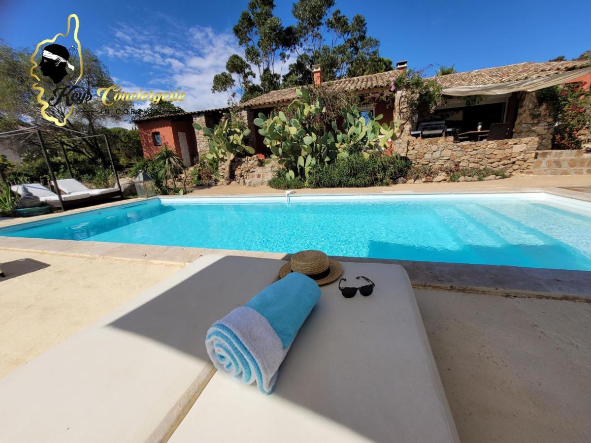 Casa Salya 8 Pers Piscine Privee Chauffee San Cipriano Villa Lecci Dış mekan fotoğraf