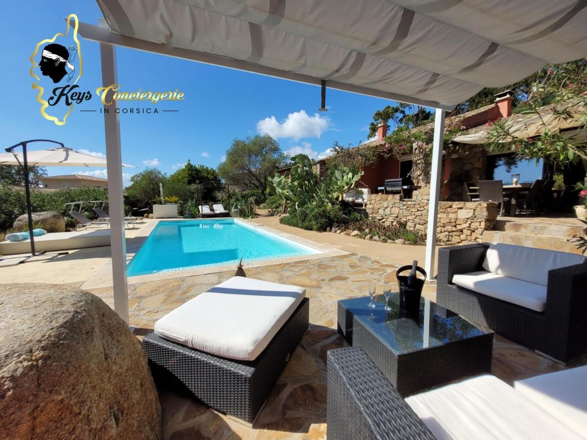 Casa Salya 8 Pers Piscine Privee Chauffee San Cipriano Villa Lecci Dış mekan fotoğraf