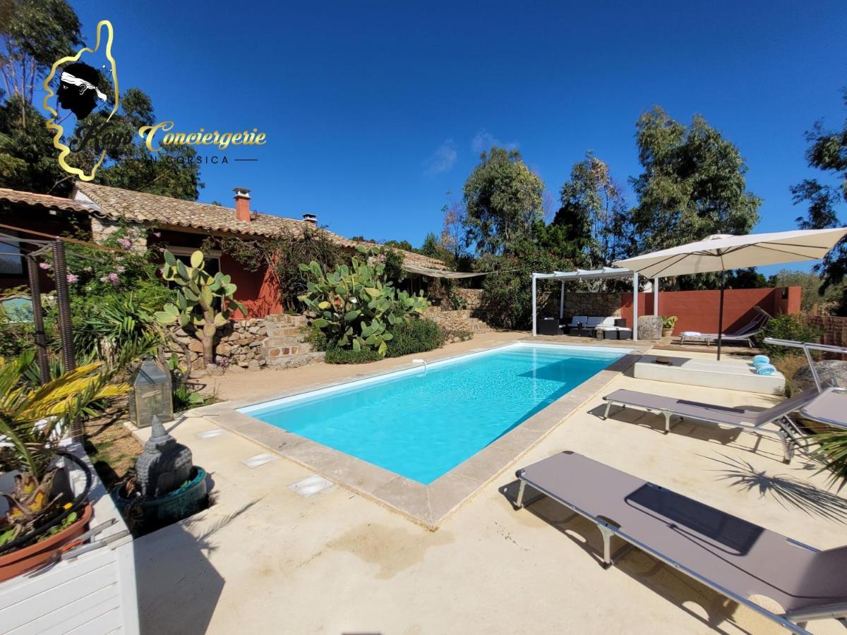 Casa Salya 8 Pers Piscine Privee Chauffee San Cipriano Villa Lecci Dış mekan fotoğraf