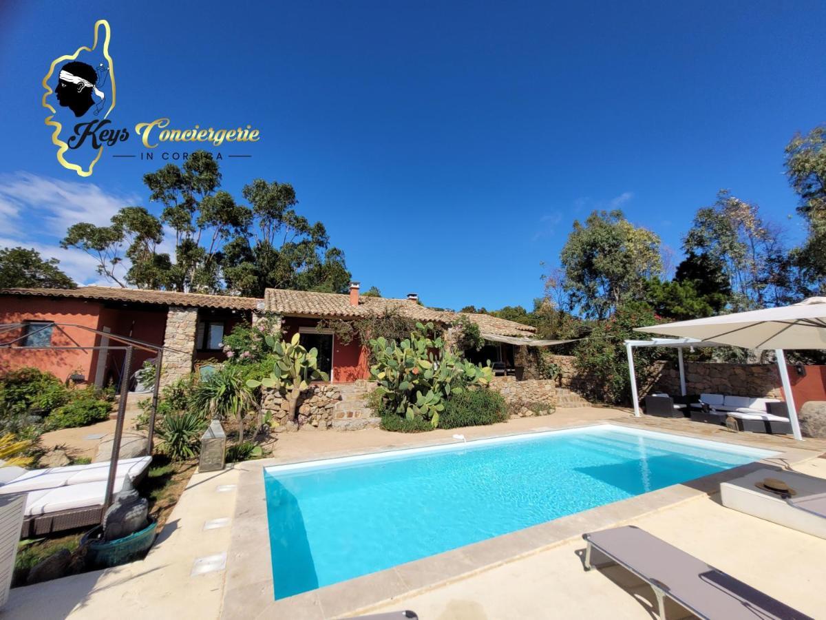 Casa Salya 8 Pers Piscine Privee Chauffee San Cipriano Villa Lecci Dış mekan fotoğraf
