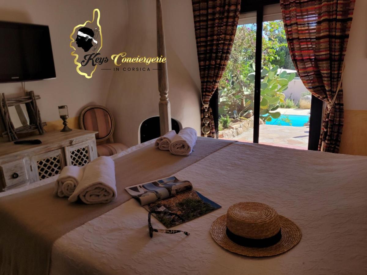 Casa Salya 8 Pers Piscine Privee Chauffee San Cipriano Villa Lecci Dış mekan fotoğraf